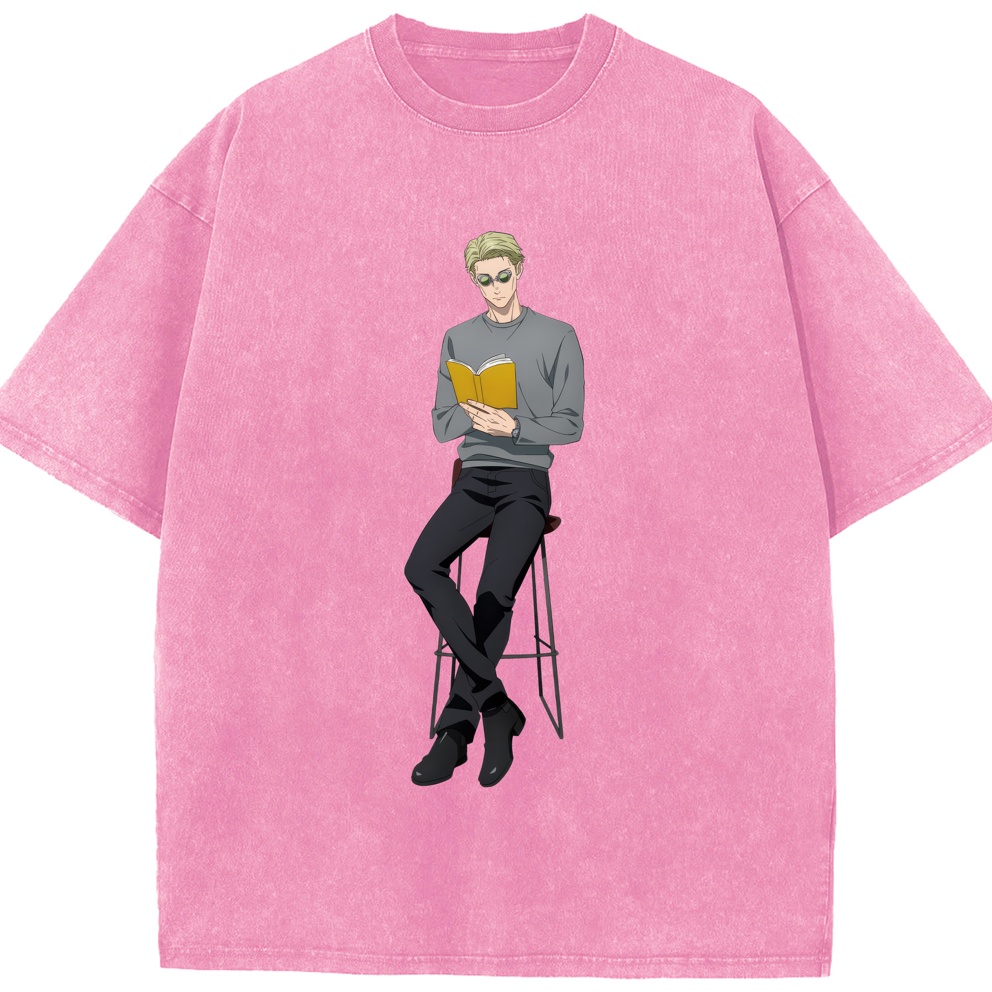 （画像用） 呪術廻戦 Jujutsu Kaisen 綿100% ヴィンテージ風 半袖Tシャツ（フロントプリント）